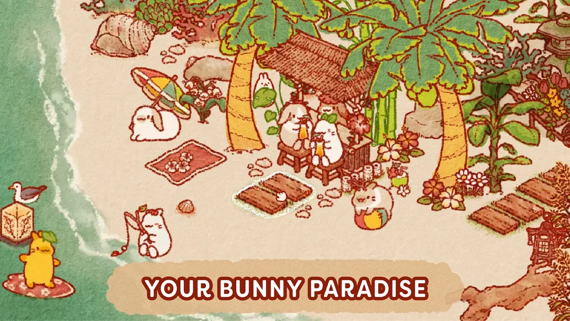 Usagi Shima: Cute Bunny Game — official screenshot 3